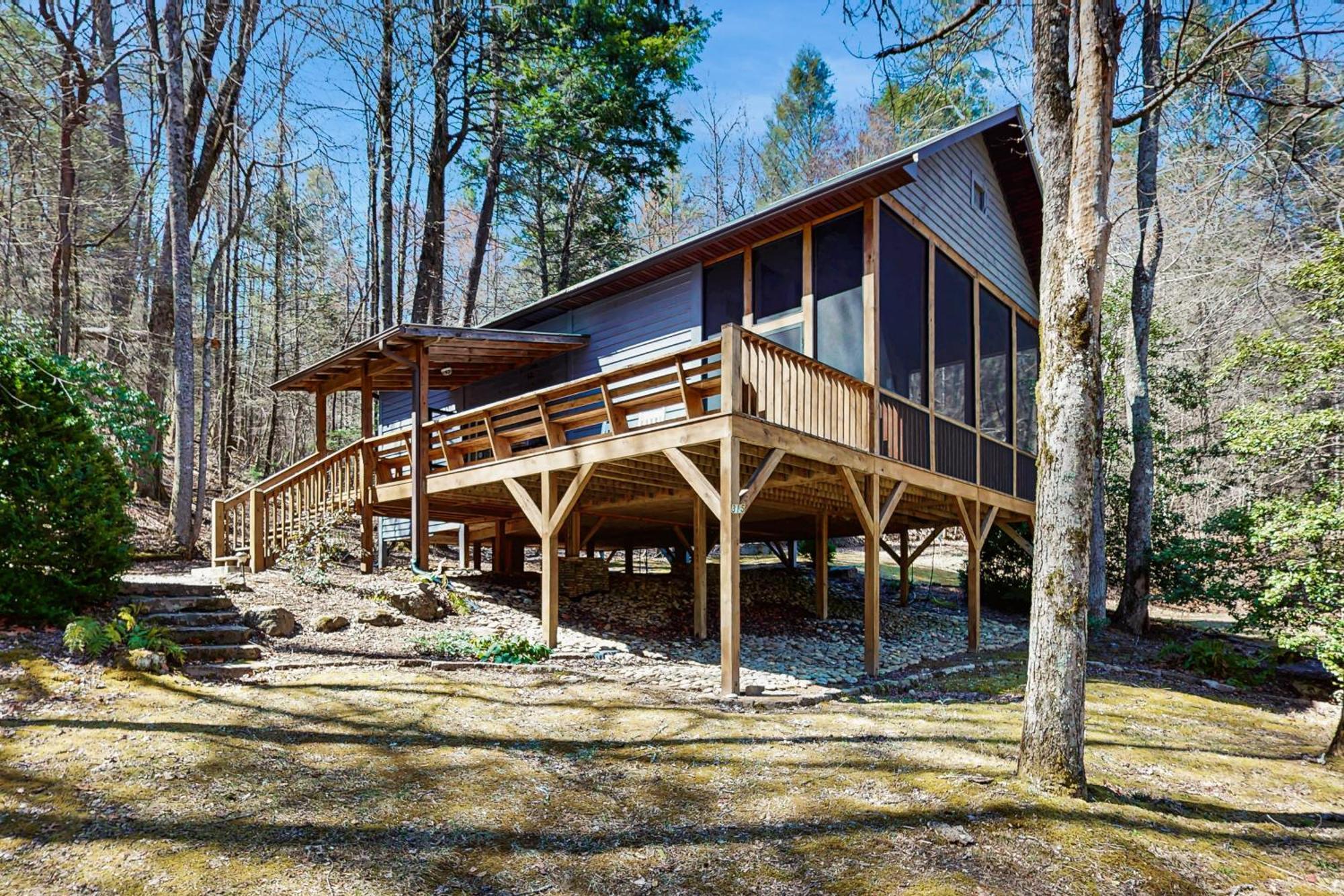Toccoa Hideaway Aska Exterior foto